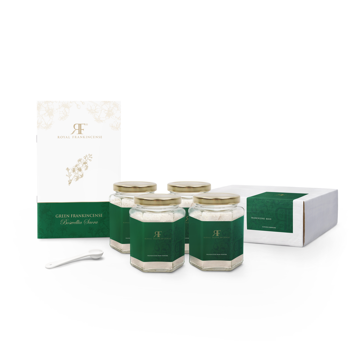 Organic Royal Frankincense Green Hojari/Hojary Frankincense Resin Powder from Oman (Boswellia Sacra)