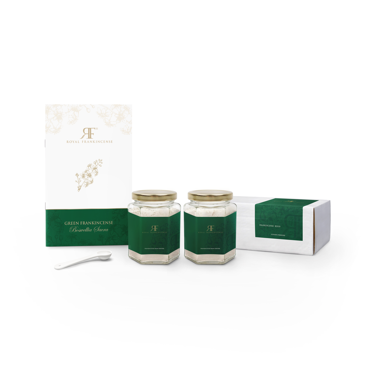 Organic Royal Frankincense Green Hojari/Hojary Frankincense Resin Powder from Oman (Boswellia Sacra)